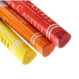 Мелки восковые Faber-Castell, 24  цветов, трехгранные, картонная упаковка