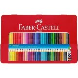 Карандаши цветные Faber-Castell "Grip", 36 цветов, трехгранные, металлическая упаковка