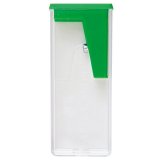 Точилка пластиковая Faber-Castell, 1 отверстие, контейнер, зеленая