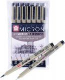 Набор Pigma Micron 6 + brush
