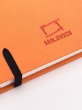 Скетчбук Малевичъ для акварели Veroneze, оранжевый, 200 г/м, 14,5х14,5 см, 40л