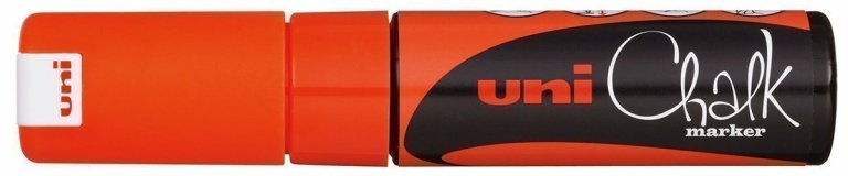 Маркер меловой Chalk PWE-8K, флуоресцентно-оранжевый, до 8.0 мм