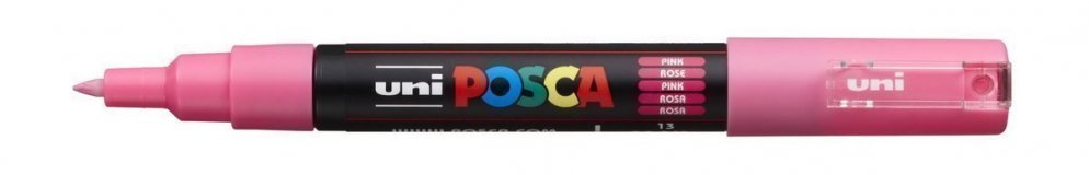 Маркер POSCA PC-1M, розовый, 0.7 мм, пулевидный наконечник