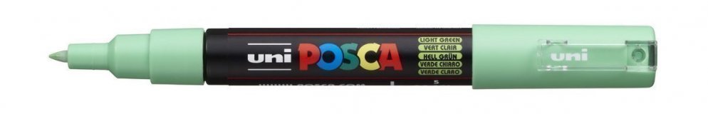 Маркер POSCA PC-1M, салатовый, 0.7 мм, пулевидный наконечник