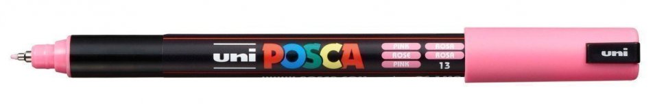 Маркер POSCA PC-1MR, розовый, 0.7 мм, игольчатый наконечник