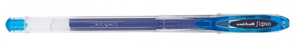 Гелевая ручка Signo UM-120, голубой, 0.7 мм