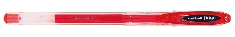 Гелевая ручка Signo UM-120, красный, 0.7 мм