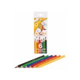 Набор цветных карандашей CretacoloR Bigba, 6 цветов, картонная коробка