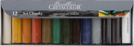Набор цветных угольных брусков CretacoloR Art Chunky
