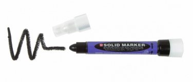 Маркер-краска Sakura Solid на твердой основе тонкий для высоких температур Черный 10мм