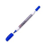 Маркер Identi Pen двусторонний перманентный стержень 0.4-1.0 мм Синий