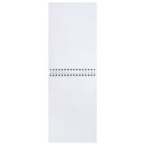 Скетчбук, белая бумага 100 г/м2, 140х201 мм, 60 л., гребень, подложка, BRAUBERG ART, "Порисуем", 115063