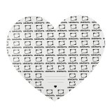 Холст на картоне Малевичъ в форме сердца, 30х26,25 см