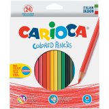 Карандаши цветные "Carioca" 24 цвета, европодвес