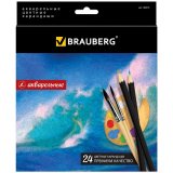 Набор акварельных карандашей Brauberg "Artist line" 24 цвета