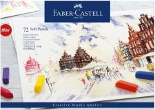 Пастель сухая мягкая Faber-Castell "Creative studio", 72 цвета, мелки 1/2