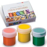 Набор акриловых красок по стеклу и керамике "Decola", 12 цветов, 20 мл, 4041114