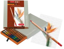 Набор цветных карандашей Design 12 цветов в подарочной упаковке
