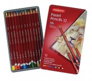 Набор пастельных карандашей Pastel 12 цветов в металлической упаковке