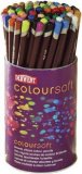 Набор цветных карандашей Coloursoft 24 цвета по 3 шт. в тубусе