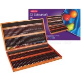 Набор цветных карандашей Coloursoft 72 цвета в деревянной упаковке