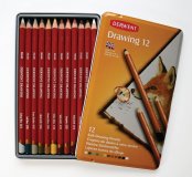 Набор цветных карандашей Derwent Drawing 12 цветов в металлической упаковке